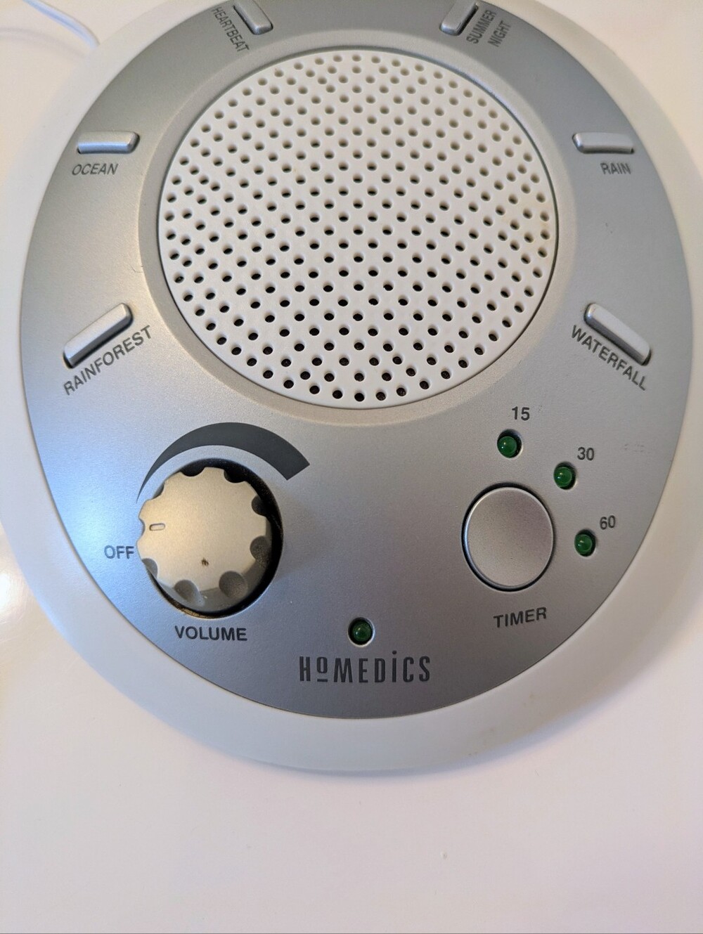 2/$18 Homedics Portable Sound Spa White Noise Machine